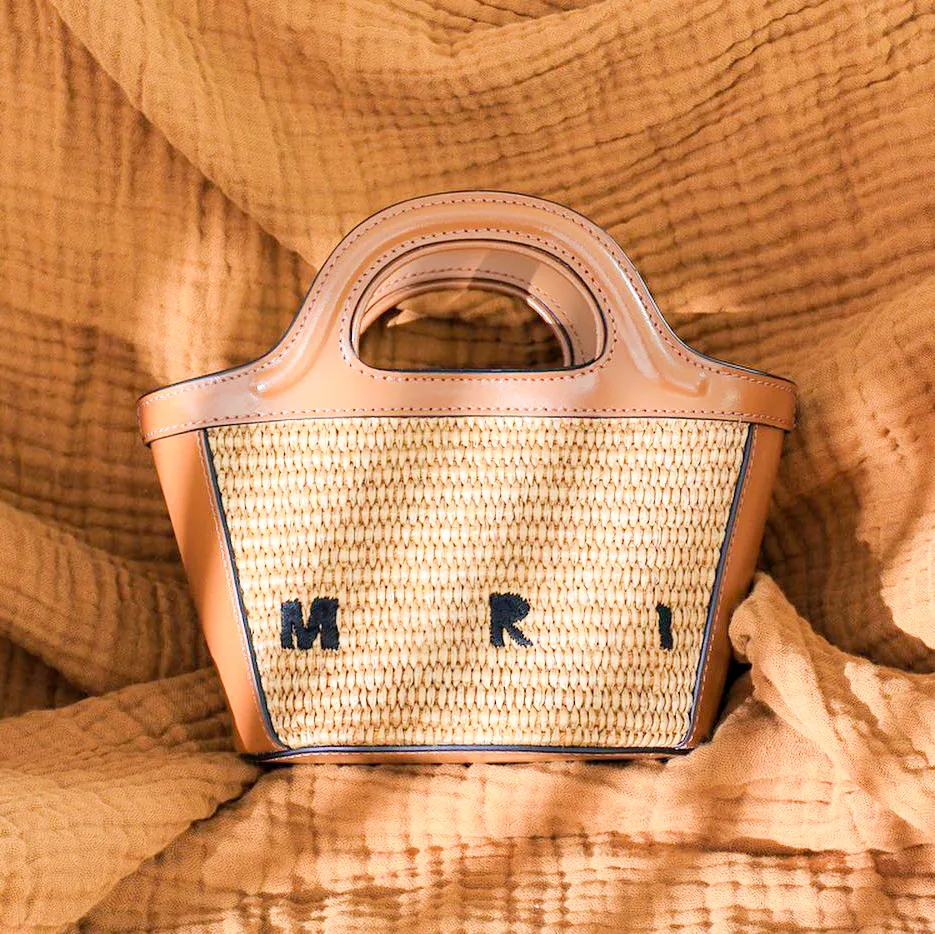 Designer Raffias Weave Summer Lady Le sac fourre-tout pour femmes de luxe sac à main