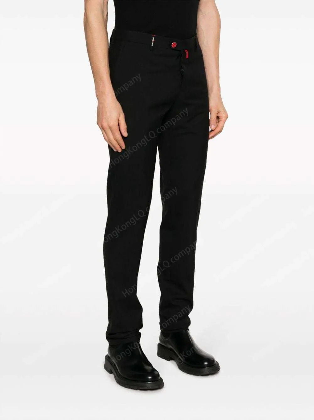 Дизайнерские мужские брюки на 100% шерстяные логоседенные брюки с логоизоном