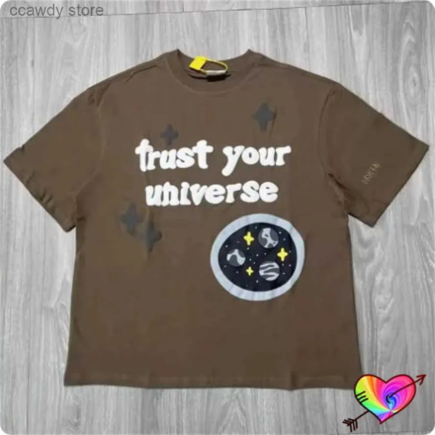 Men's T-Shirts 2024 Camel Broken Planet Trust Your Universe T Men Women Market T-shirt Foam Print Tops Short Seve H240507