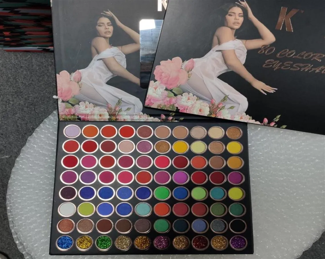 K Makeup eye shadow Palette KL Sexy Goddess 80 color Eyeshadow Palette Matte Shimmer Glitter Eye Shadow dhl 243f1576589