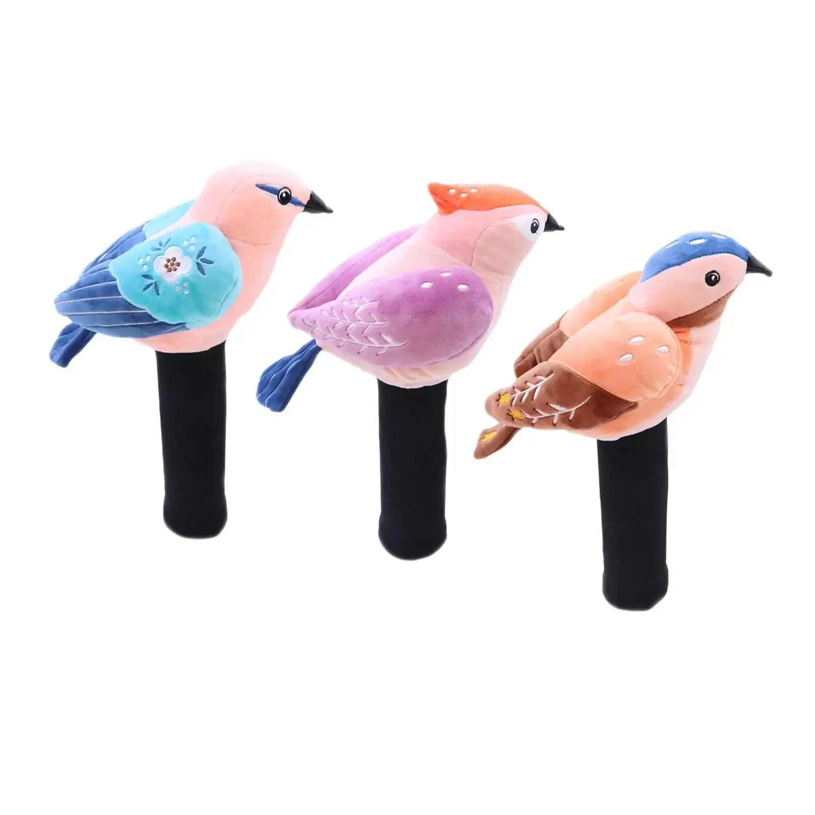 Bird Golf Wood HeadCover hoofdomslag Gebreide pluche dierenvormige golfer Gift Grappige Guard Golf Club Hoofd Cover Golfer Equipment 240507