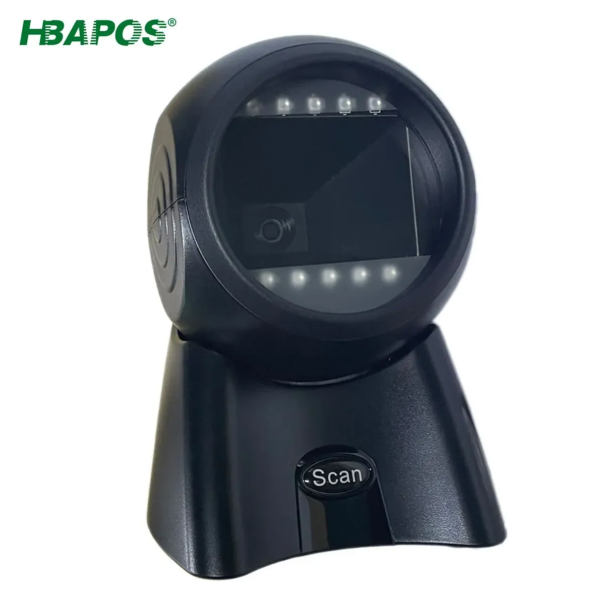 Scanners HBAPOS Wireless QR Code Scanner 2D USB Wired Automatic Scanning Desktop Barcode Reader voor inventaris POS Terminal Supermarkt