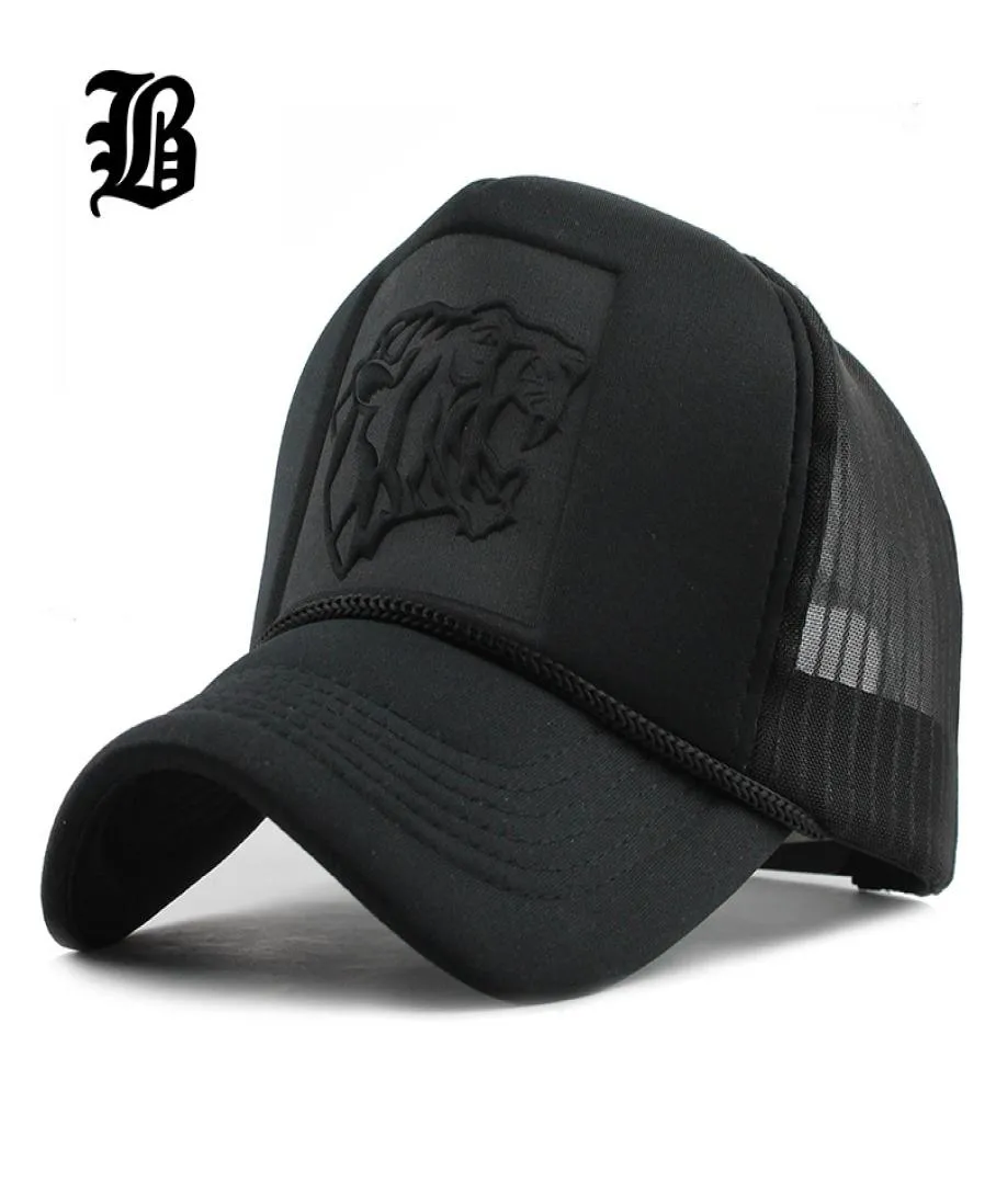 FLB Hip Hop Black Leopard Impresión Cachuelas curvas de béisbol Summer Mesh Snapback Snapback para mujeres Casquette Trucker Cap 2010195249244