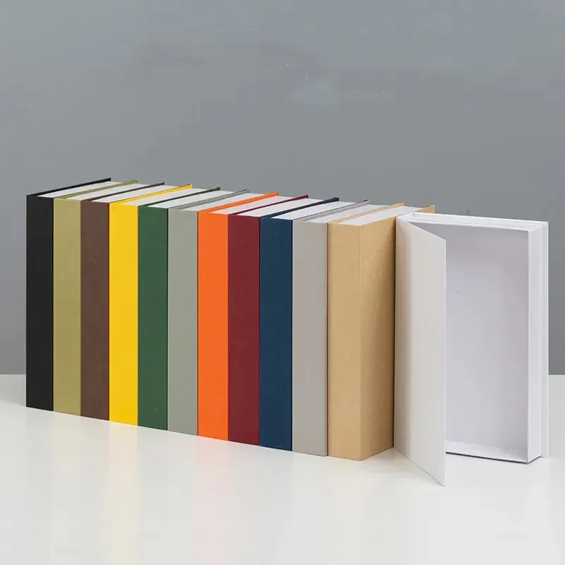 Luksusowa fałszywa dekoracja książki Solidny kolor otwarty symulacja książka do przechowywania stolika do kawy książka domowa dekoracja rekwizytów 240429