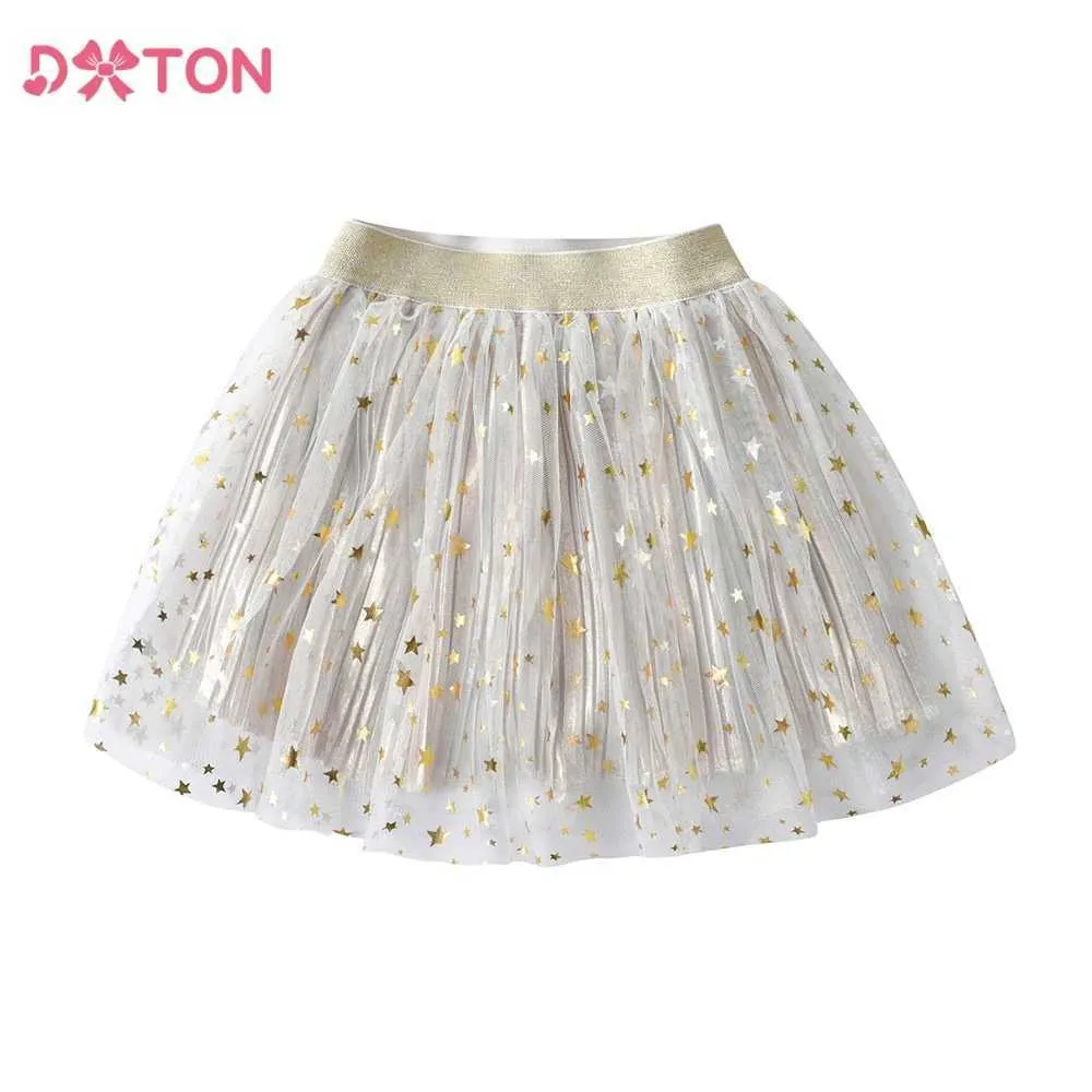 Robe tutu dxton bébé fille vêtements décontractés étoiles imprimées fille en tulle jupe tutu kids jupe princesse anniversaire robe de bal de bal de bal de balle d240507