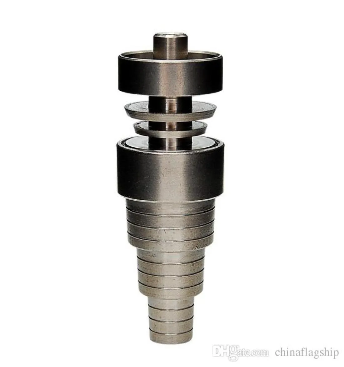 Top quality 6 in 1 Adjustable domeless GR2 dab nail Titanium nails Male Female for s glass bong in stock5313376