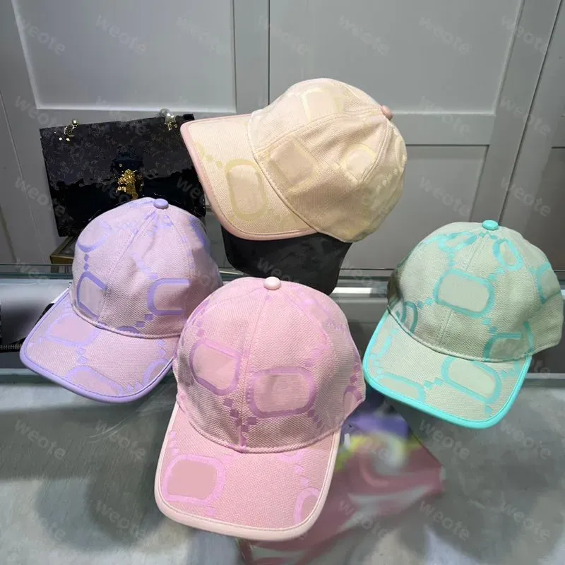 Caps 2023 Designer Baseball Männer G Jumbo Women Caps Marke Snapback Hut Mütze Tennis Cap Pink Beach Hüte