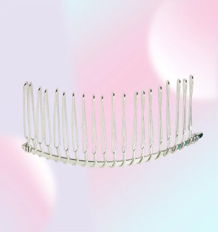 50pcs 10 20 30 dents Mariage Bridal Diy Wire Metal Hair Pobs Clips DIY FORTATS HEIRS ACCESSOIRES8469429