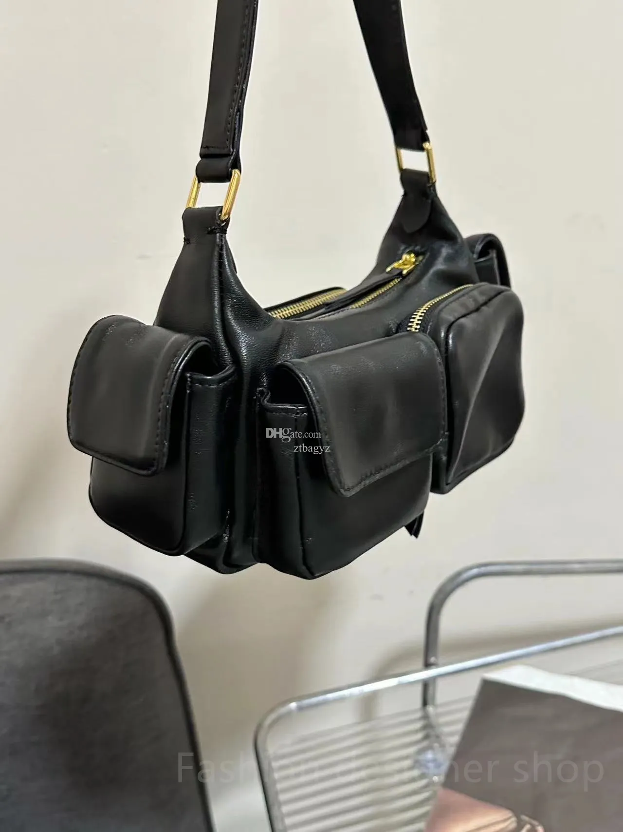 Y2K Designer Tote Bag for Women with Underarm Pocket, 21x6x12cm 