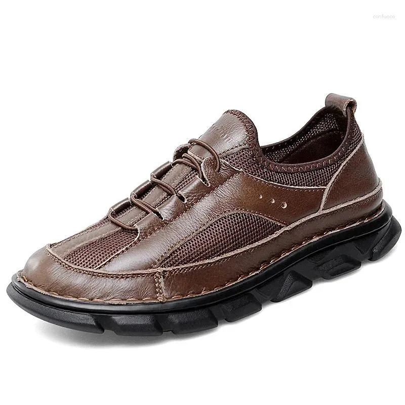 Scarpe casual 2024 Sandali da uomo di moda sandali traspiranti sneaker per il tempo libero da uomo fatto a mano scarpa calzature maschili esterni per esterno
