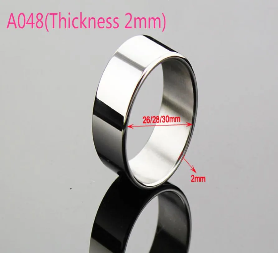 Anello di bloccaggio in acciaio inossidabile di alta qualità 304 Anello di cazzo anello metallico anello anello del pene glande anello anello cazzo cintura di rilegatura A0487689772