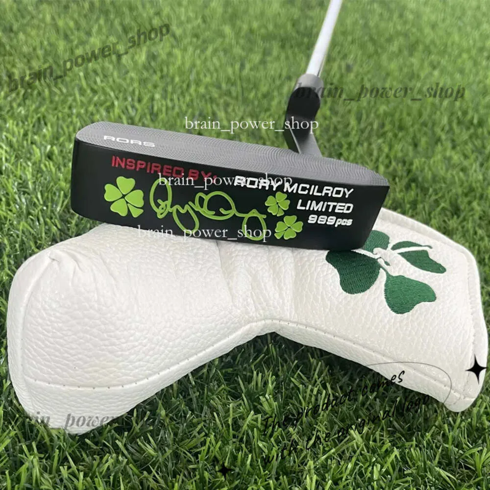 Club Heads Golf Putter Lucky Clover Green Longlé 32/33/34/35 POUC avec Herfcover Limited Edition 74