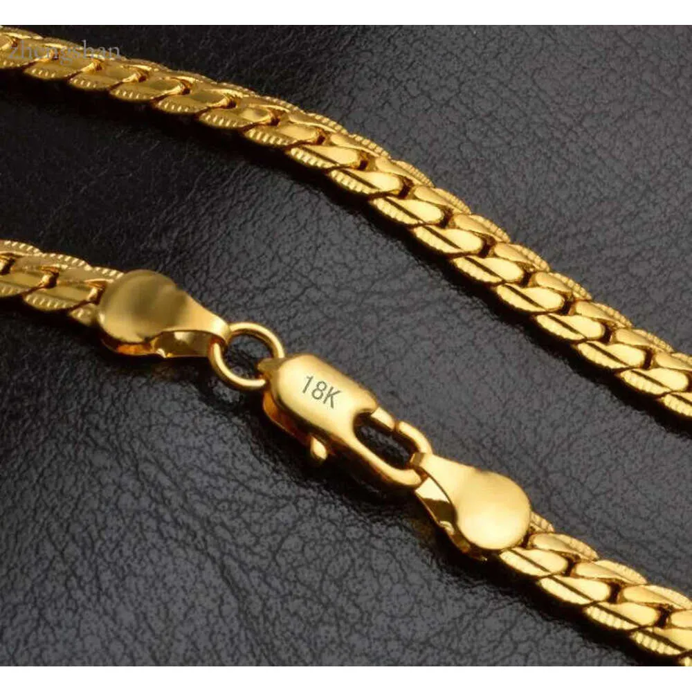 Bijoux pour femmes pour hommes 5 mm Bracelet de chaîne plaquée or 5 mm Bracelet Miami Hip Hop Colliers Colliers ACCESSOIRES 7916
