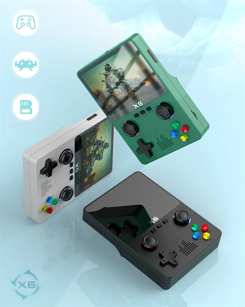 X6 Handheld Console back view