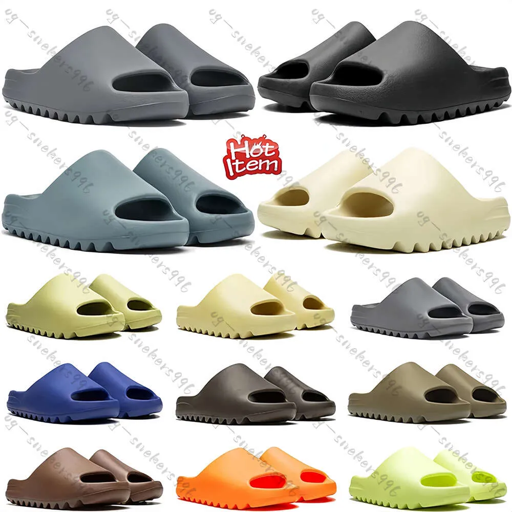 Designer slippers Luxury sandals yyeezzyy slippers Desert sand Brown Blue Green Fashion summer beach flip-flops Men's and women's outdoor casual slippers