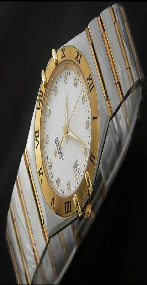 Top Brand Gold Silver Modern Women Mesualités Luxury Sapphire Diamond Fashion Quartz Man Mens Wristwatch For Men Lady Gril 8734076