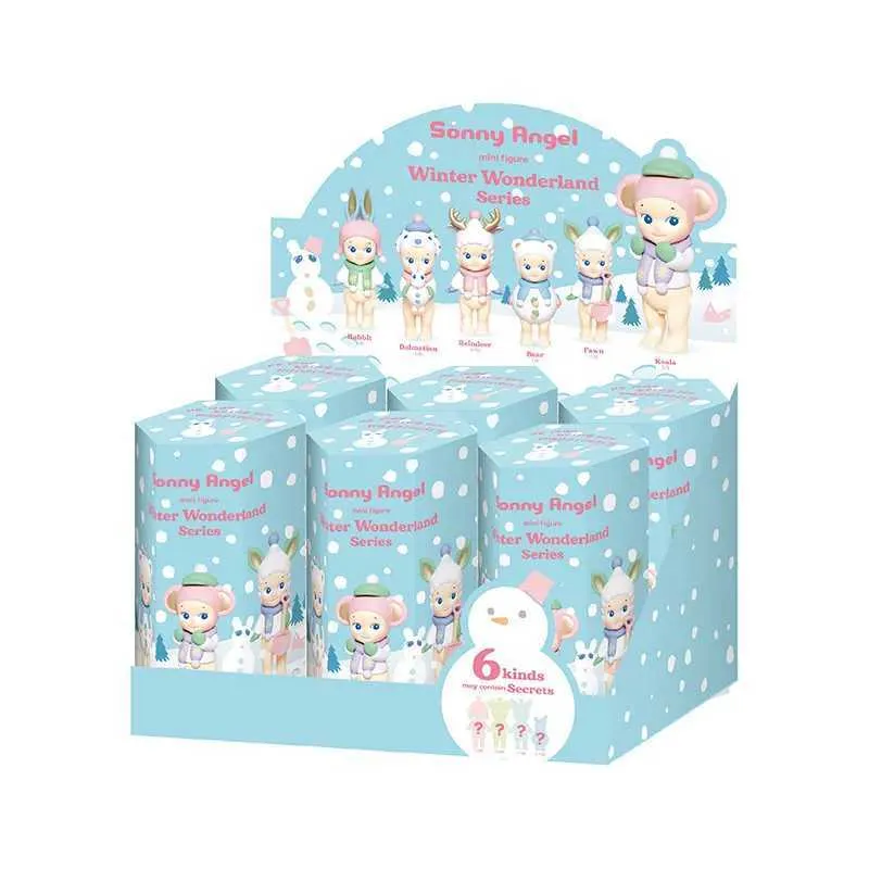 Boîte aveugle authentique aveugle box hiver wonderland série mystérieuse surprise box figure anime modèle de supposition de sacs poupées