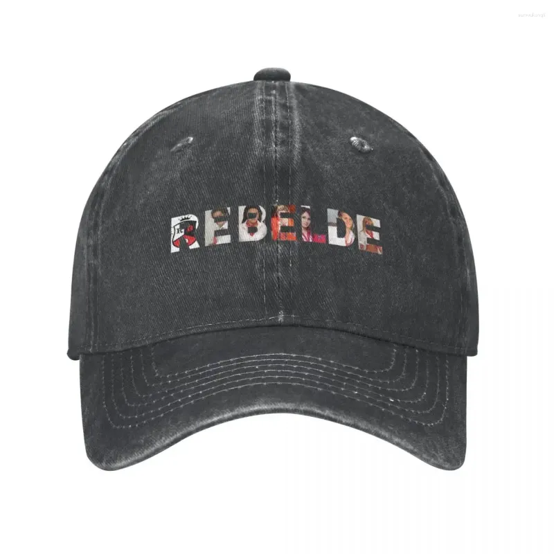 Ball Caps Rebelde Postacie Trucker Hats Stroje Vintage w trudnej sytuacji, zmytana z dżinsów Comedy Snapback Cap dla mężczyzn Kobiety Regulowane