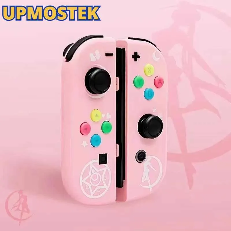 ame Controllers Joysticks Pink Switch Joy Pad Joy Con Joycons Wireless Controller Joystick Bluetooth Game Board with OLED Switch J240507