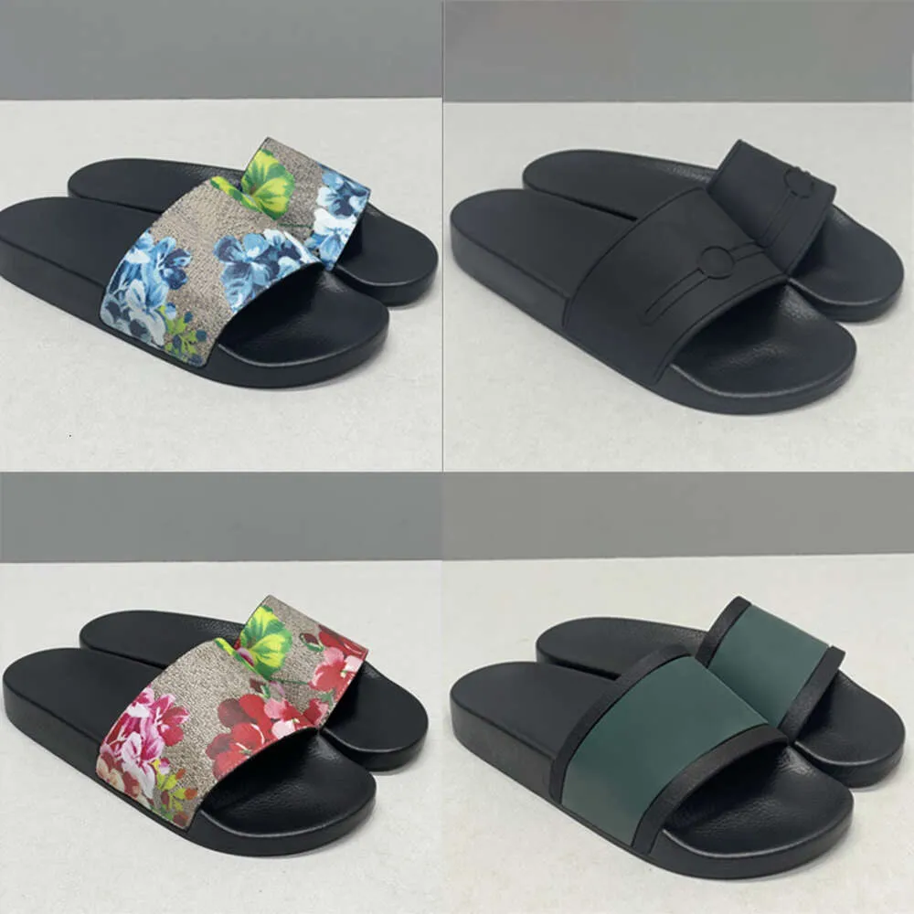 Flip infradito in pelle per uomini donne sandali da spiaggia casual con design in legato 2024 Scarpe estive
