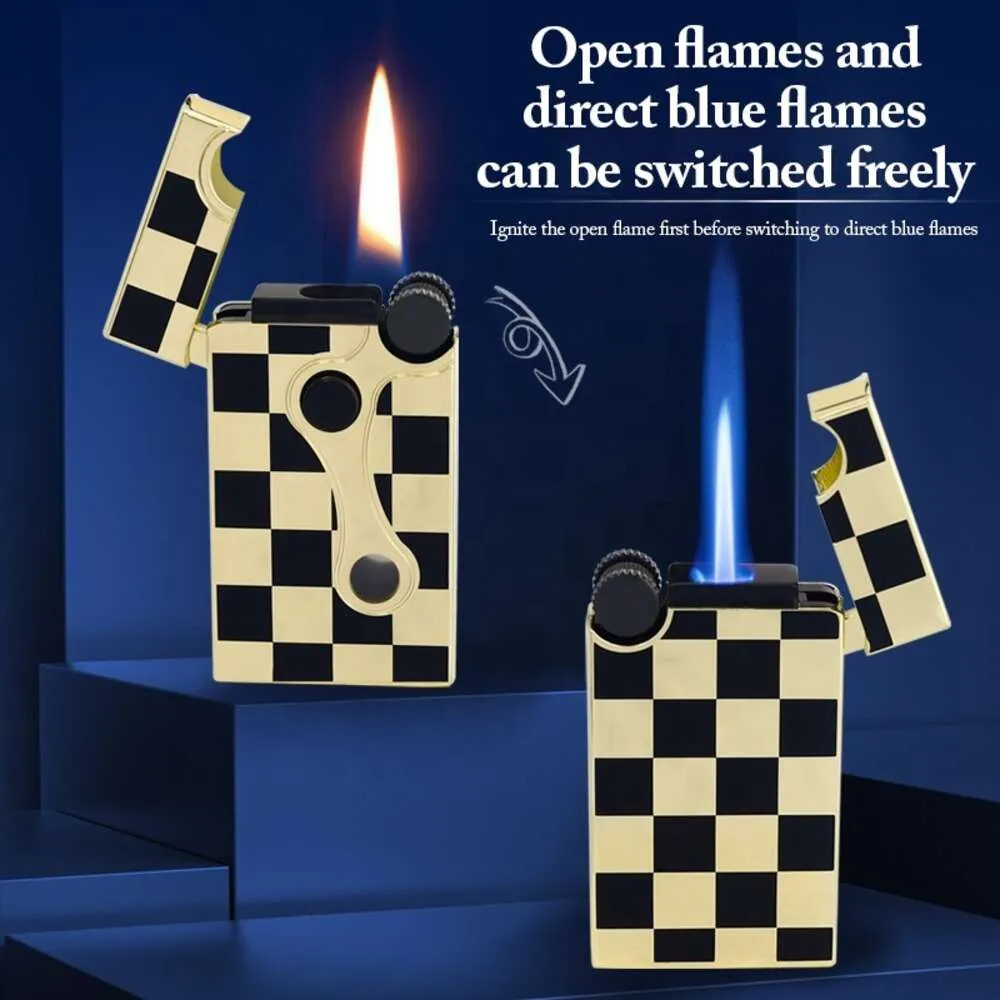 Jobon Small Torch Lighter Jet Flame Flint Leichteres Gas Ungefülltes Butan nachfüllbar mit weicher Flamme für Zigarrenzigarette