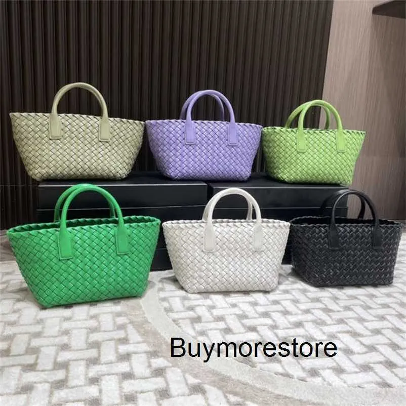 Donne Bottegvenets Cabat Borsetto grande Capcity Bottga Ventas Woven Cabat Goline Handhell7A ha logo Genuine Leather6662