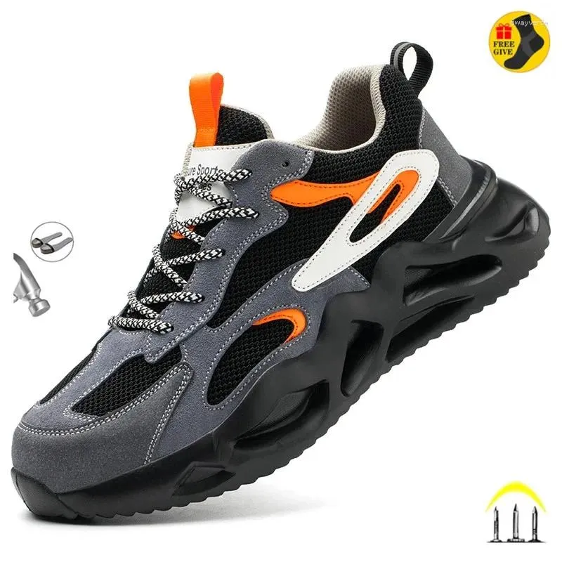 Boots 6KV Insulation Blocking Current Work Safety Shoes For Men Lightweight Indestructible Anti-smash Sneakers Steel Toe Cap