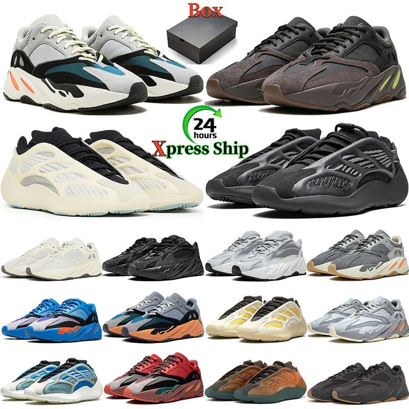 700 scarpe da corsa da uomo Triple Nero Bianco Dusty Cactus Volt Lime Blast Photo Blue React BAUHAUS UNC Scarpe da ginnastica sportive traspiranti da donna