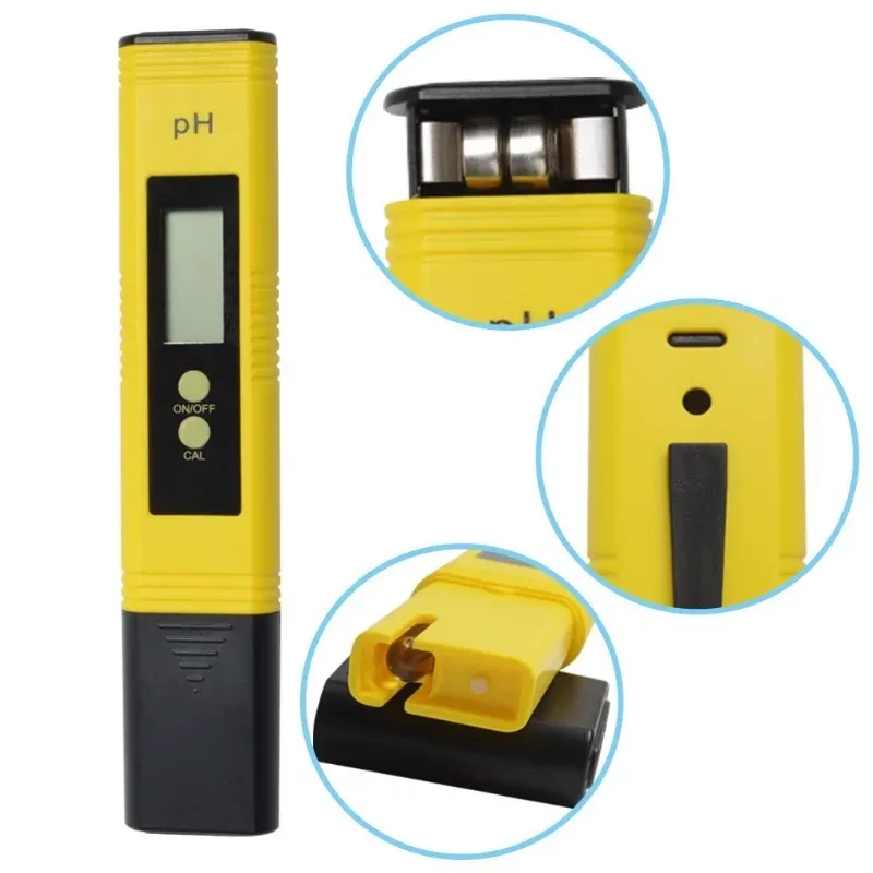 Digitale pH EC TDS Meter Tester Temperatuur Pen water Zuiverheid PPM Filter Hydroponic voor watermonitor van aquariumpool