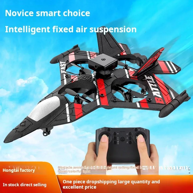 Radio Control Airplane avec de la photo aérienne Drone Caméra Hover Epp mousse avion RC Fighter For Kids Enfants Gifts 240429