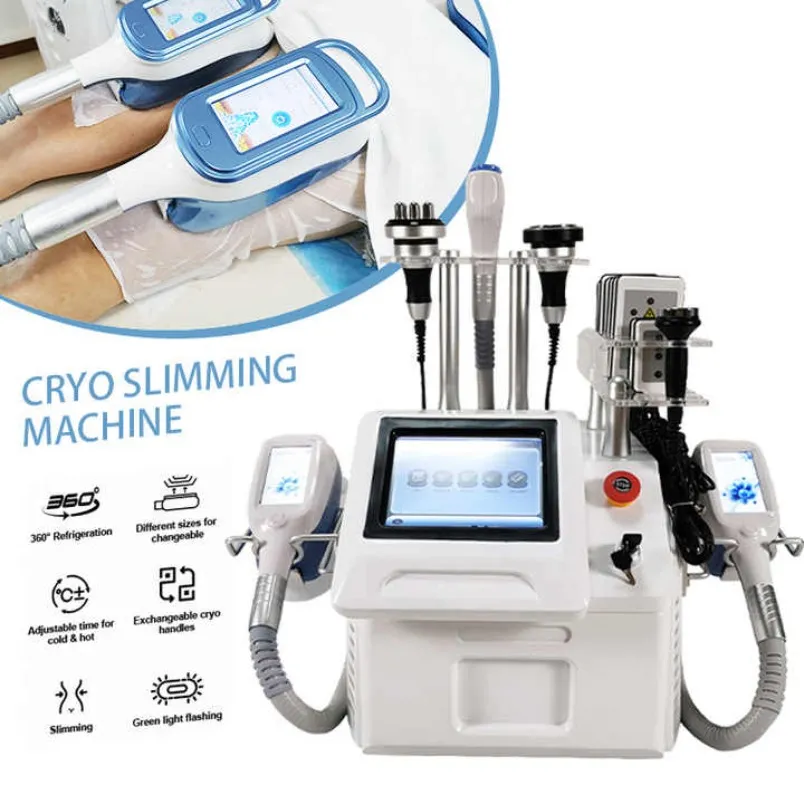 Other Beauty Equipment Hot Cryolipolysis Fat Freezing Machine Professional Cryotherapy Slim Cavitation Rf Loss Weight Anti Cellulite Cavi Sk