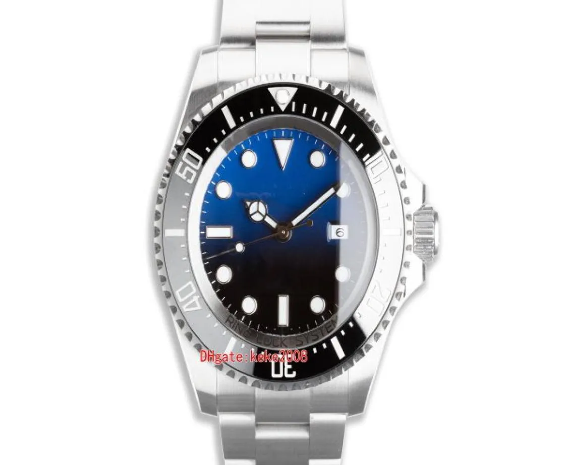 2 colors Perfect Wristwatches NFactory V7 44mm 116660 DBlue Black Stainless Scratch resistant Ceramic ETA 2836 Movement Mechanica6458776