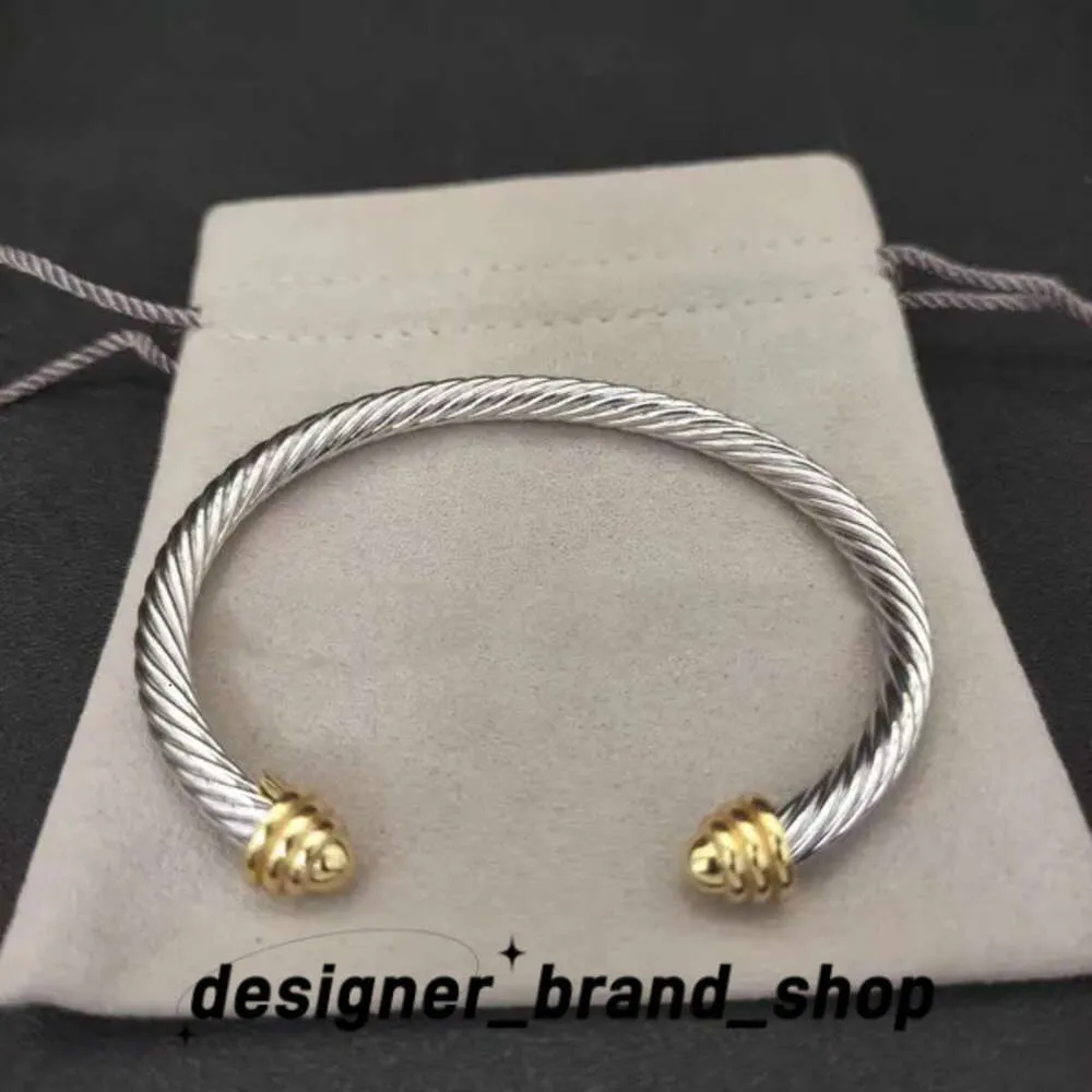 David Yurma Armband Dy Armband Designer Kabelarmband Mode Schmuck für Frauen Gold Silber Perle Kopfkreuz Armband Armband Dy Juwely Mann Weihnachtsgeschenk 763