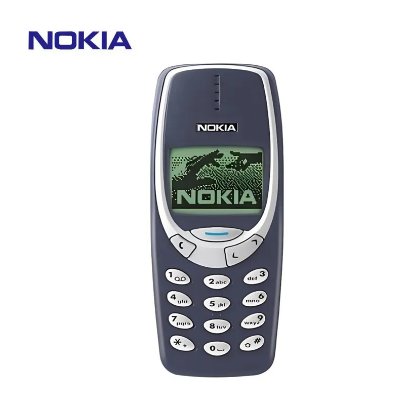 Originele gerenoveerde mobiele telefoons Nokia 3310 ontgrendelde mobiele telefoon GSM 2G Mini -telefoon voor student met doos