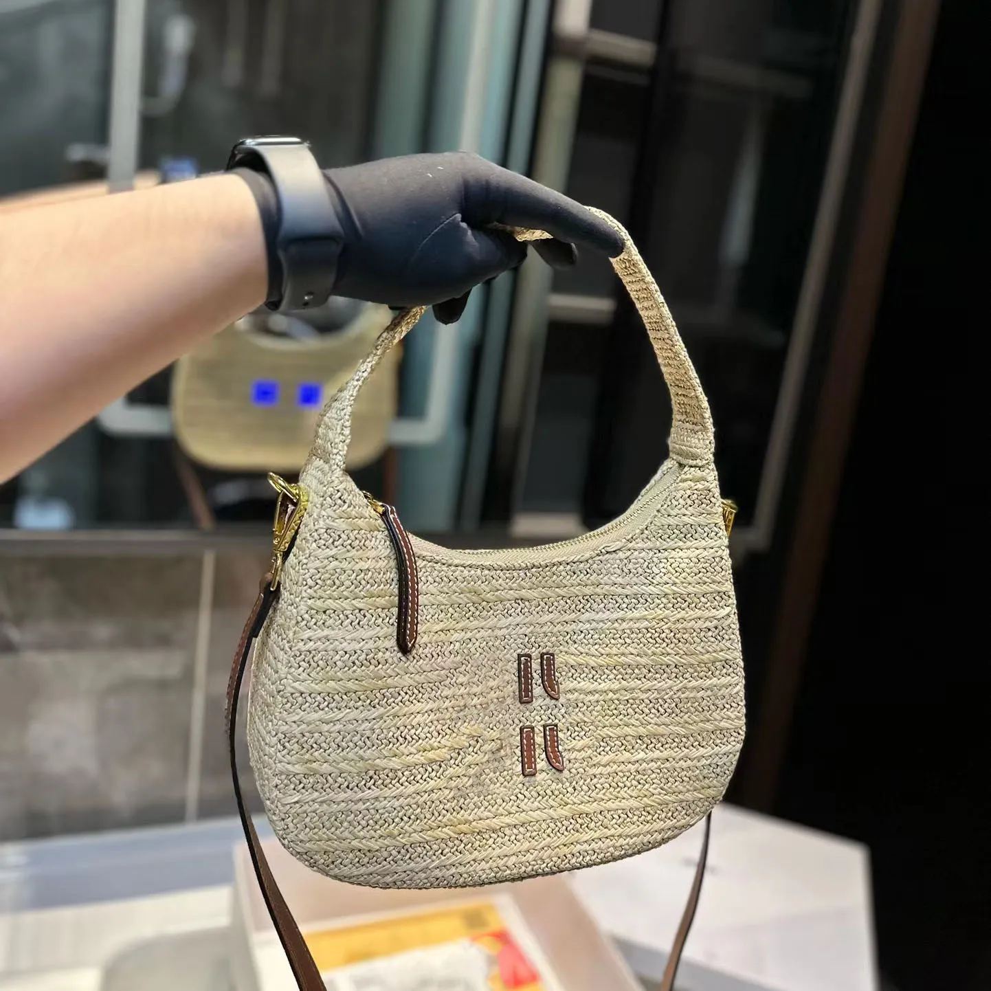 2024SS Fashion Nouveau sac de créateur Sac de paille de plage d'été