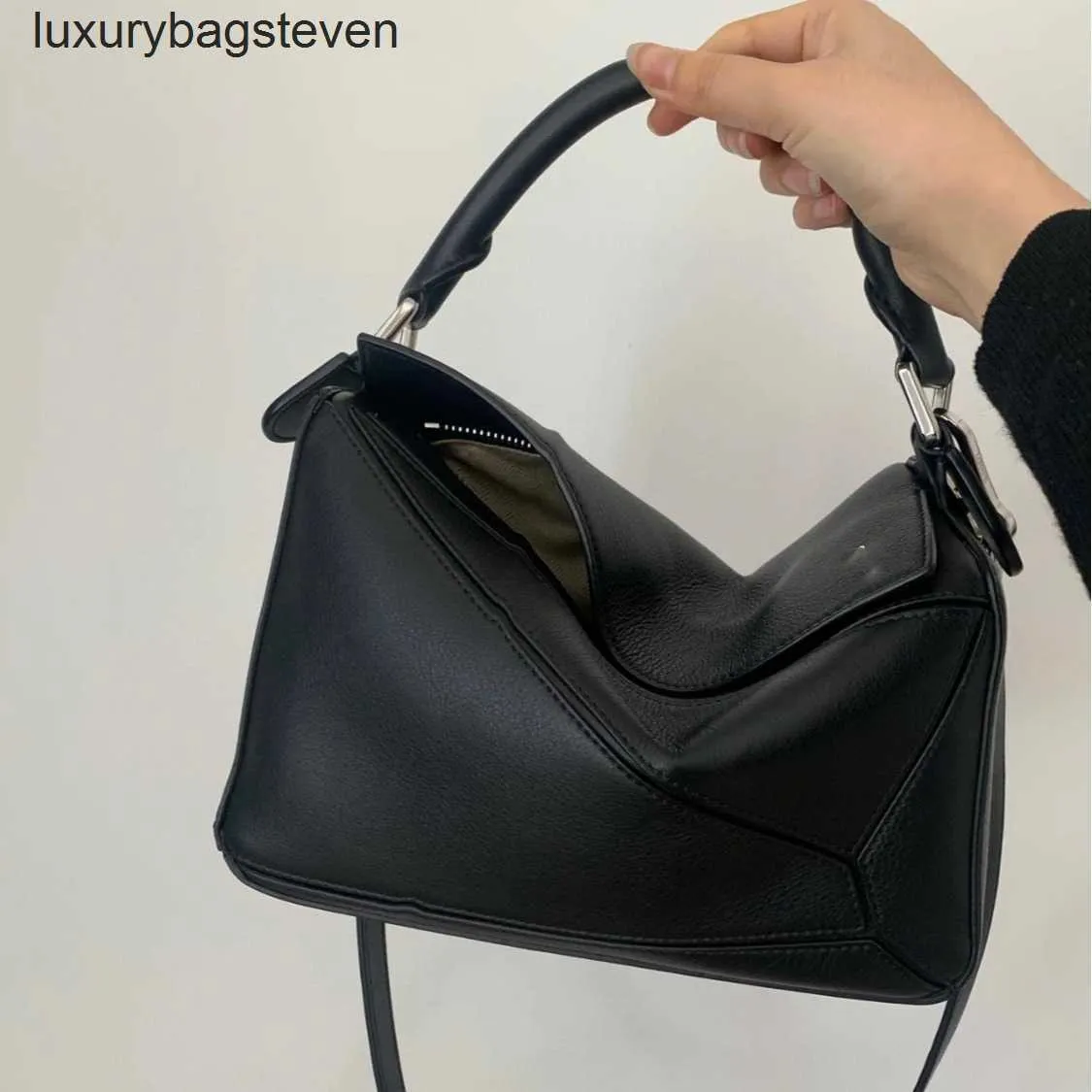 Loeiwe High End Designer Puzle torebki dla kobiet worka geometrii luksusowe skórzane po przekątnej torbie na jedno ramiona oryginalna skórzana torba damska
