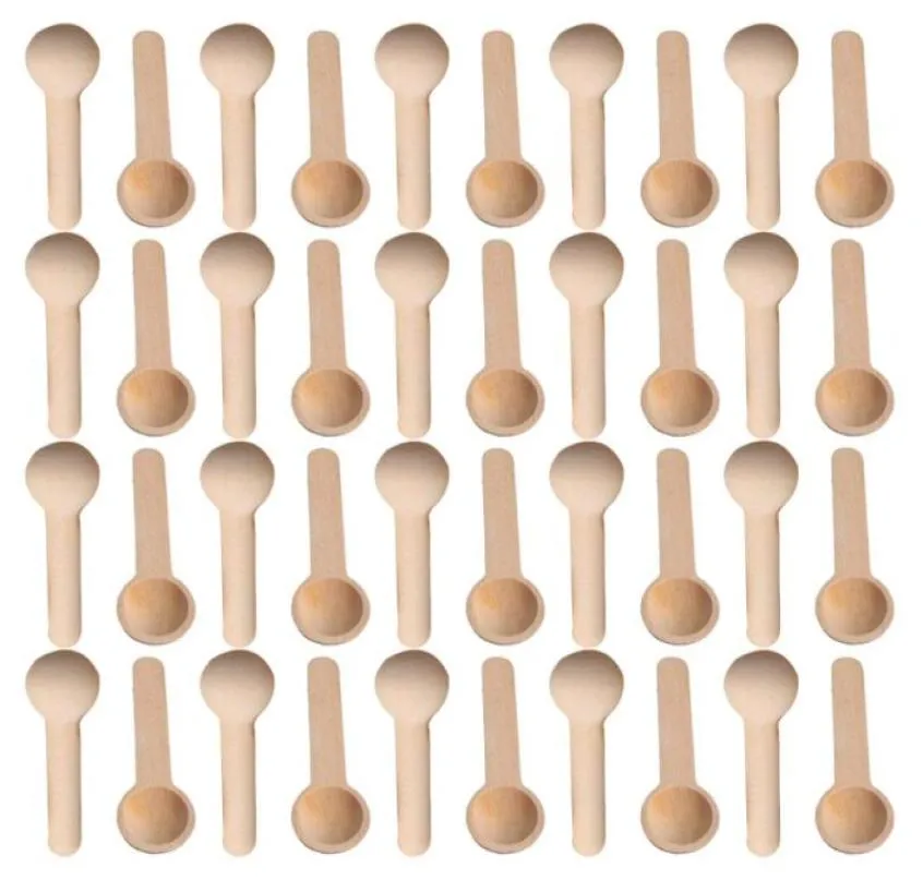 501002005001000PCS MINI NATUUR HOUTEN HOME Keuken Kookpe lepels Gereedschap Schep Schep Zout Kruiden Honing Coffee7638042