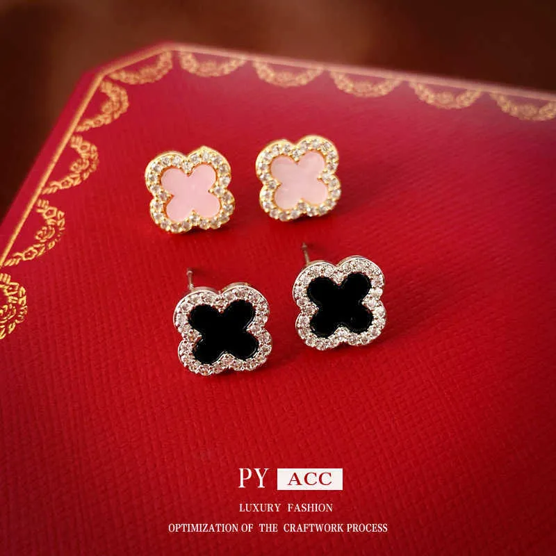 Boucles d'oreilles personnelles Musthave pour les fêtes Real Gold Silver Flower Boucles d'oreilles avec un van commun