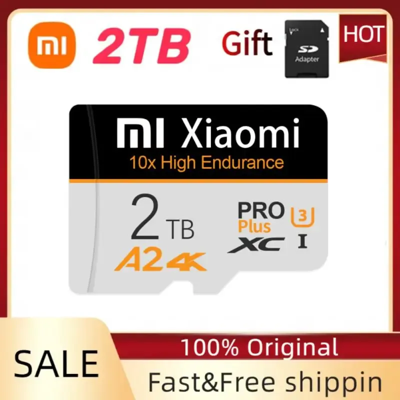Stick Xiaomi 1TB 2TB Uitra Micro TF SD -Karte C10 SD -Speicherkarte 128 GB 256 GB Hochgeschwindigkeits -Mikro -TF -Flash -Karte zur Überwachung der Telefonkamera
