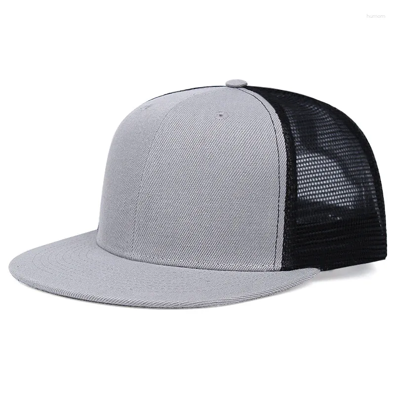 Ball Caps Soild Color Baseball Cap Men Summer Breathable Mesh Hat Snapback