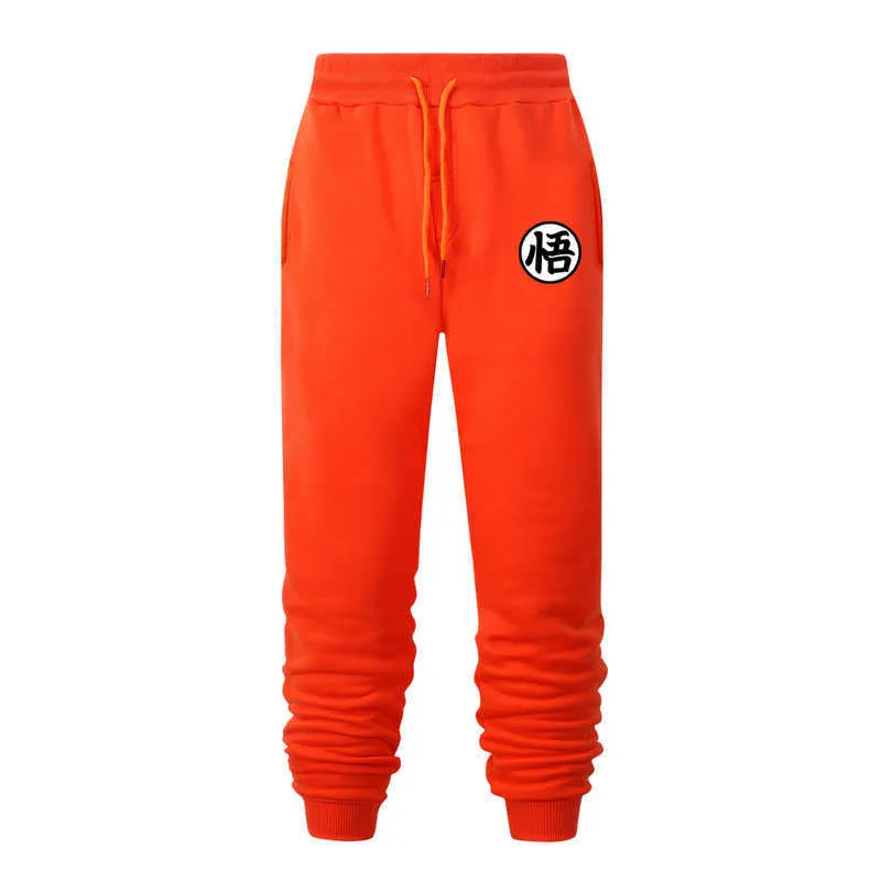 Men's Pants Brand fitness mens sports pants trouser sportswear high-quality jogger sportswear Japanese anime Goku printed hip-hop street clothingL2405