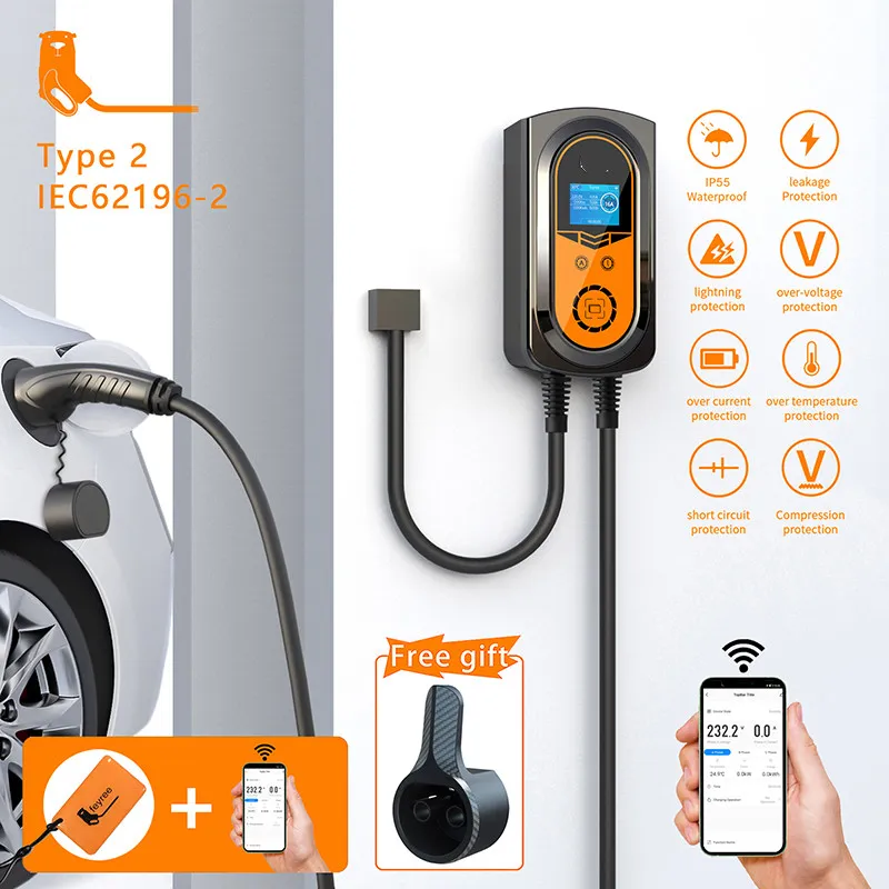 EV Car Chager 22KW 32A Station de charge de véhicule électrique 32A