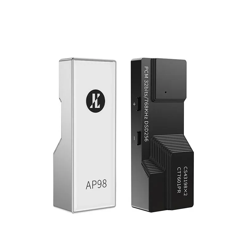 Amplifikatörler JCALLY AP98 Taşınabilir Decoder Cep Telefonu Amplifikatör USB AMP Çift CS43198 DAC Kulaklık Amplifikatörü 3.5mm 4.4mm Çıkış