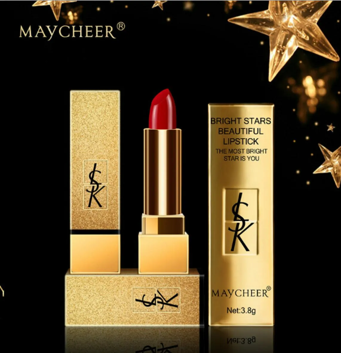 Completamente nuovo arrivo 6pc di trucco maycheer stelle rossetto boccone labbra che idratano la pelle durevole colorate 8723870