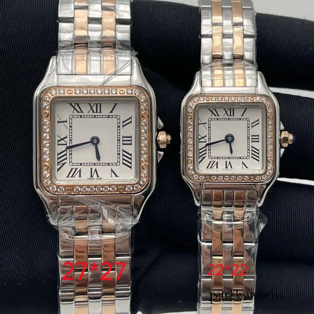 Women Watches Dial Gold/sier Stainless Steel Quartz Lady Watch with Diamond Elegant Wristwatches Montre De Luxe Gif 29731