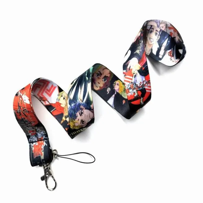 Klassischer Cartoon Japaner Anime Tokyo Lanyard für Keys Neck Lanyards ID -Abzeichenhalter Schlüsselbundschlüsselhalter Keyring Accessoires8463300