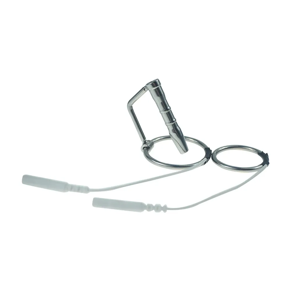 Produkte für DIY Electric Urethral Sound mit Kopfring Elektro Schock Urethral Catheter Penis Plug Dilator Sex Toy