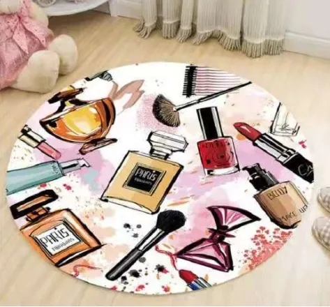 Tapis rond Mat nordique de style ethnique CD Pied Mat à chambre table basse de chambre à coucher panier décoratif tapis décoratifs en gros