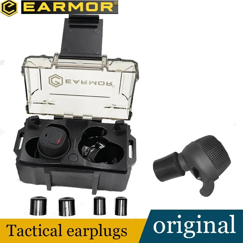 EARMOR M20 MOD3 Aktiv skytte Earmuffs ELEKTRONISKA SKOTNING EARPHONESTACTICAL EARPHONESELCTRONIC HEARD Protecors 240507