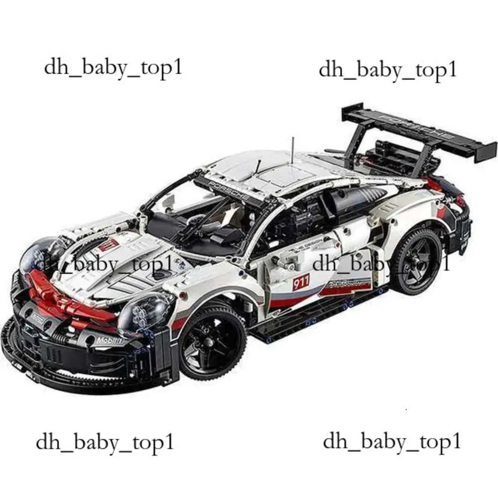 Legos Spielzeugblöcke 911 RSR Engineering Car Compatible 42096 Ziegel 1580 Stücke Modellgebäude Kit für Erwachsene Geschenke Kinderblöcke Konstruktion Toysl240118 9100 Legos Set